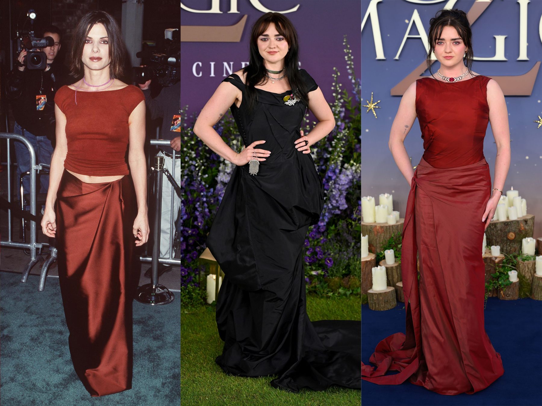 Музой Maisie Williams для образов Practical Magic 2 стала Sandra Bullock