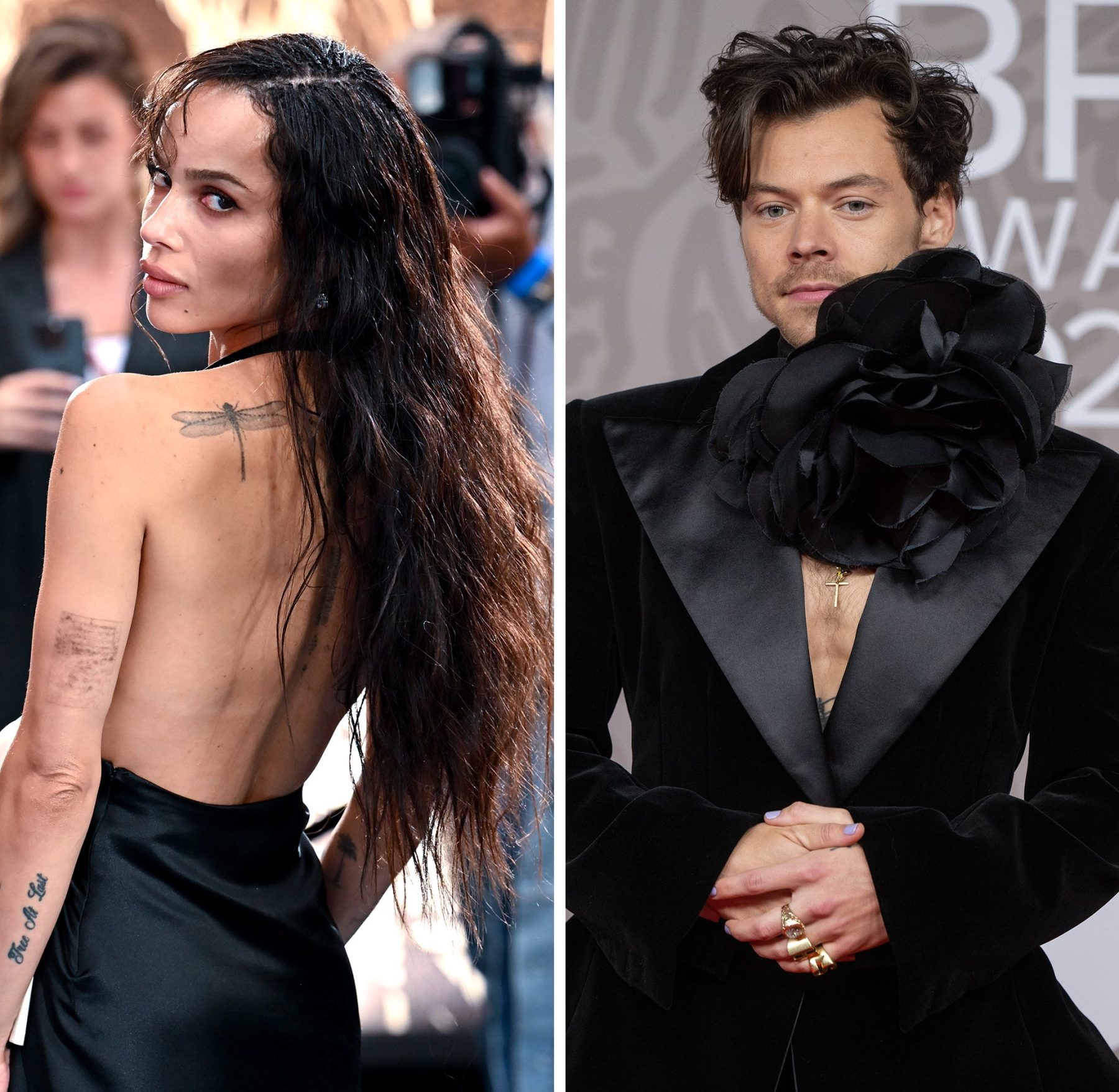 ELLE собрал таймлайн отношений Zoë Kravitz и Harry Styles