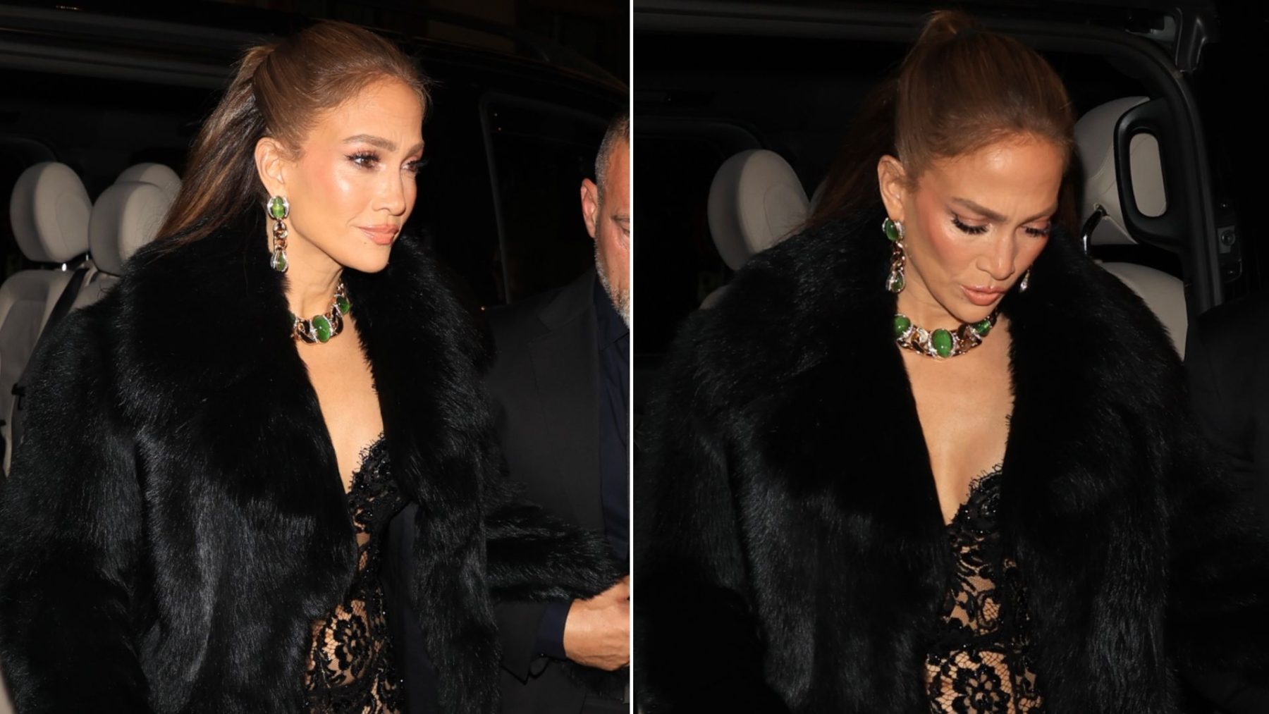 Jennifer Lopez вывела тренд на naked dress на миланские улицы
