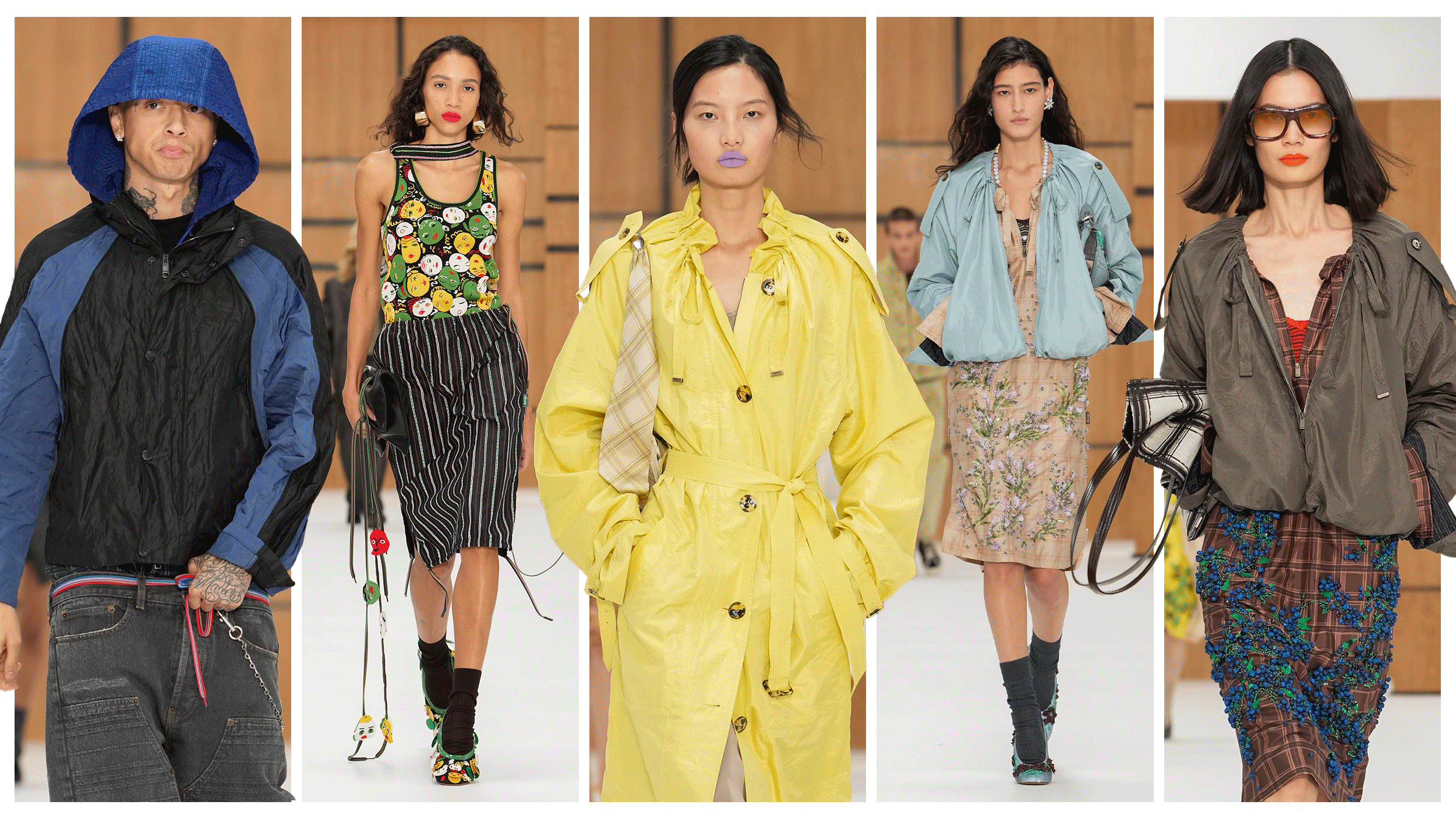 Daniel Lee раскрепостился в Burberry с Celia Birtwell
