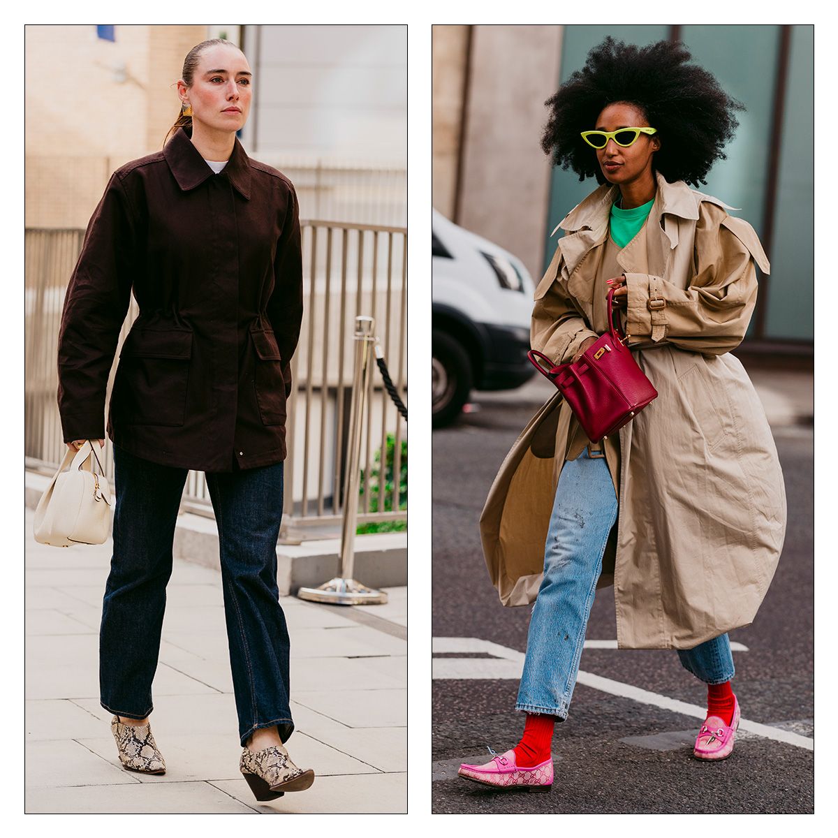 Все лучшие образы с улиц London Fashion Week