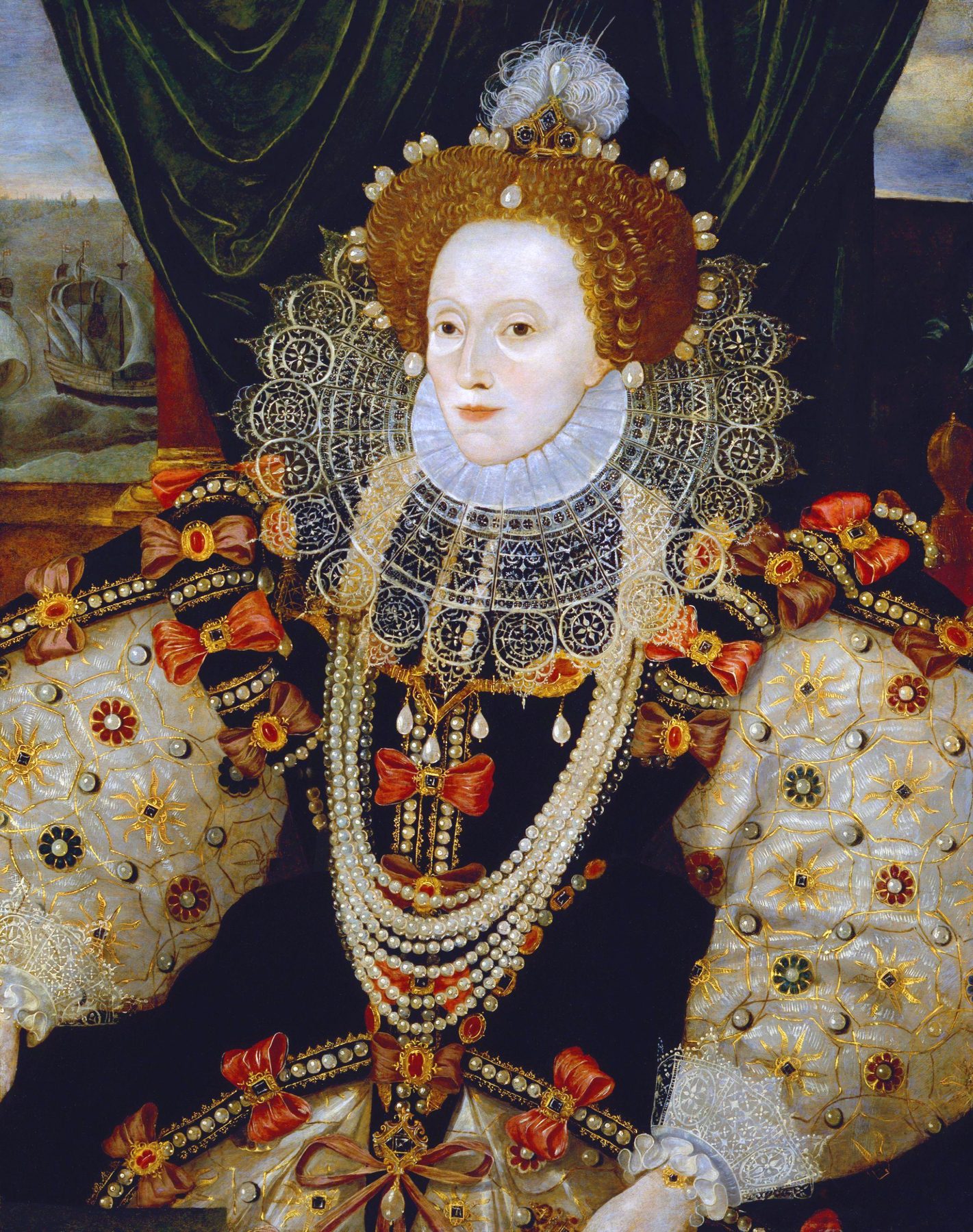 Историки считают, что ткань из английской церкви принадлежала гардеробу Queen Elizabeth I
