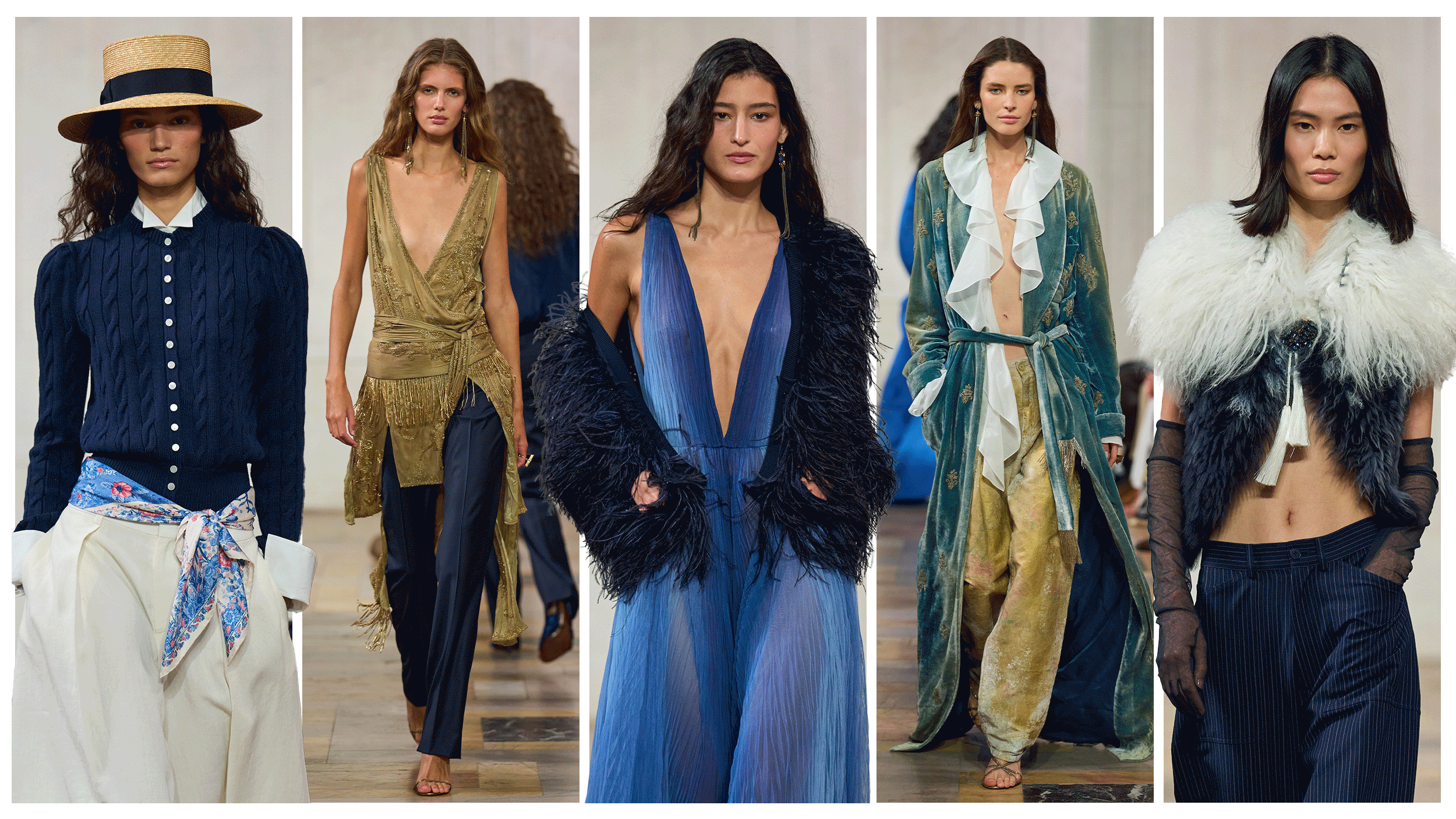 Ralph Lauren открыл Неделю моды в Нью-Йорке романтичной коллекцией