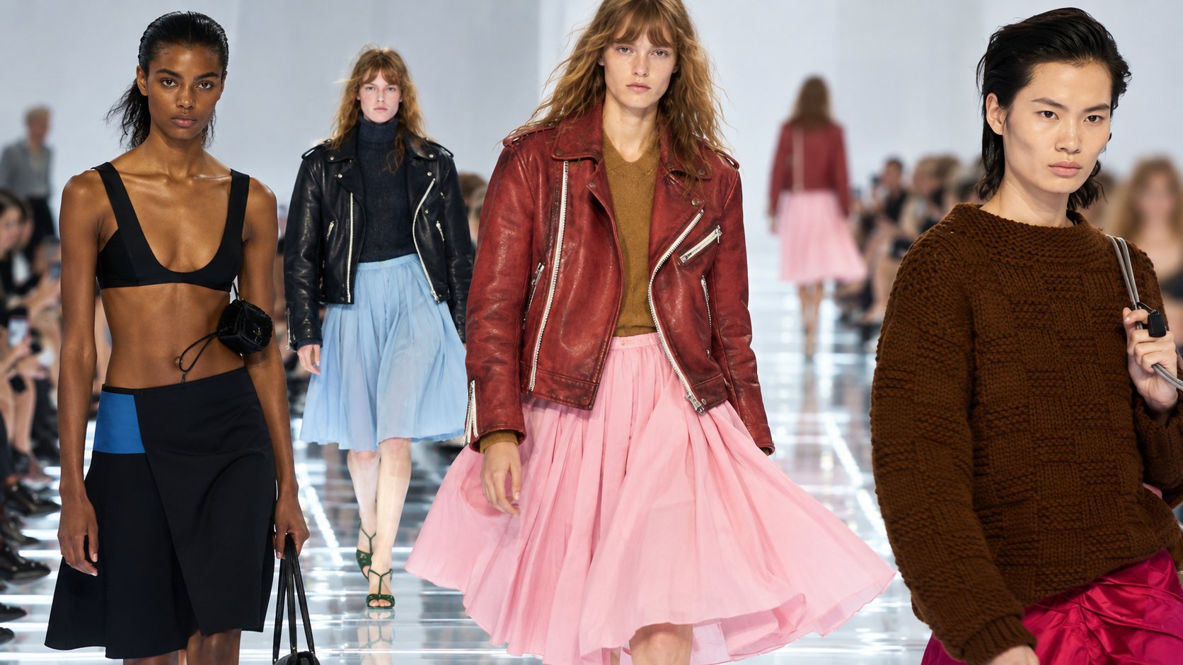 Prada вывела юбку в центр внимания на показе весна-лето 2027