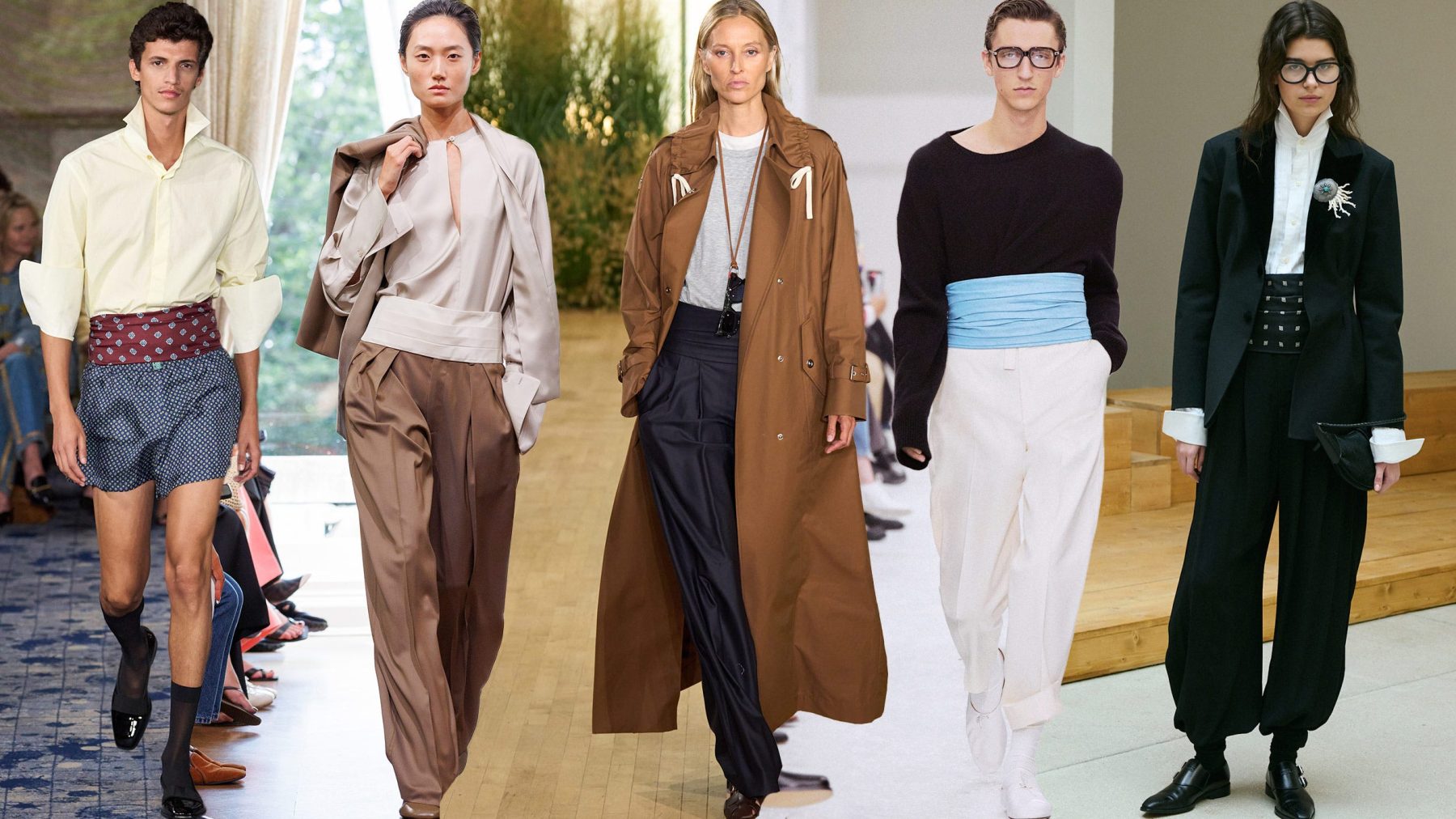 На Fashion Week cummerbund стал самым эффектным аксессуаром