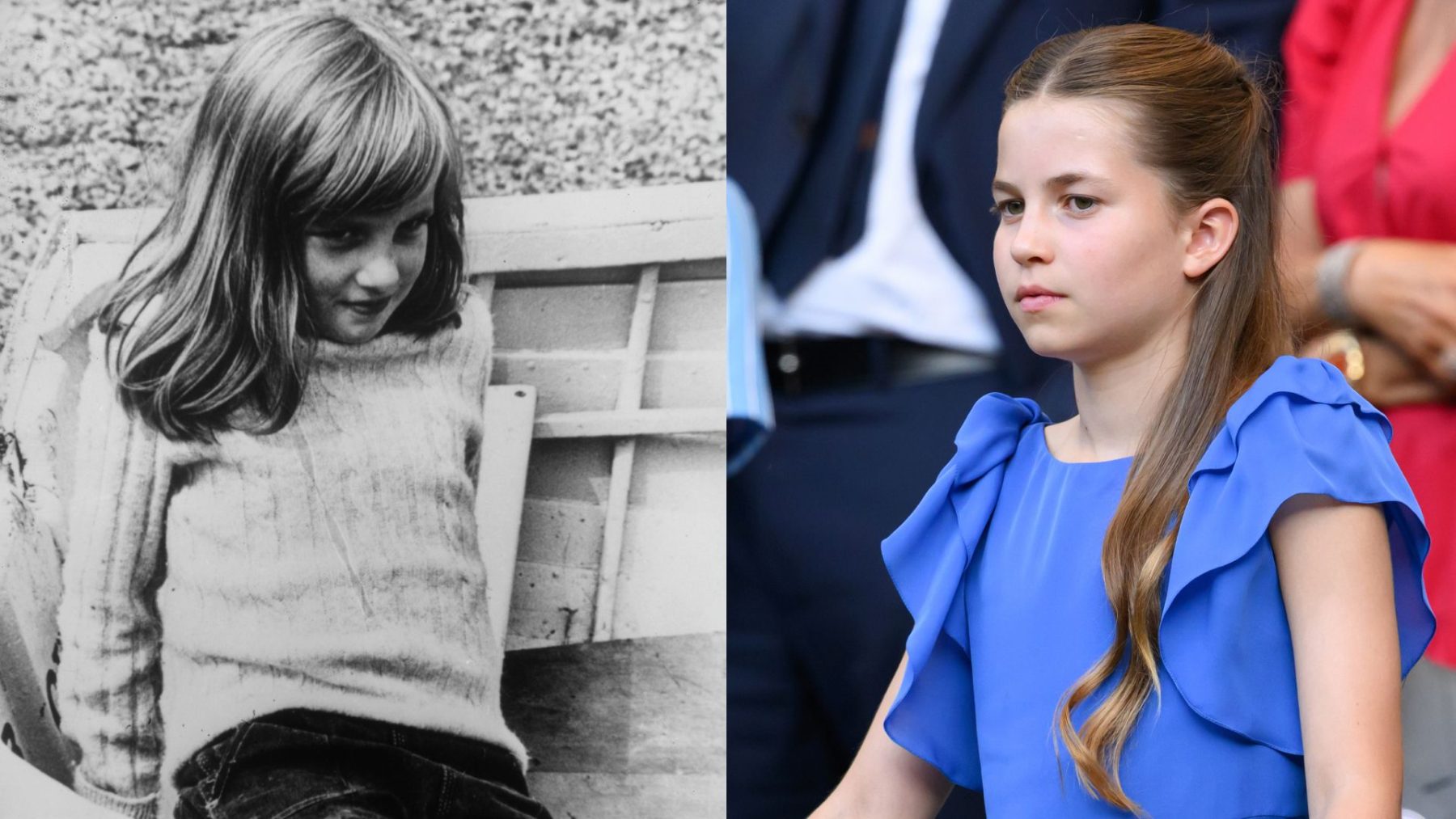 Princess Diana отреагировала на бороду, как и Princess Charlotte