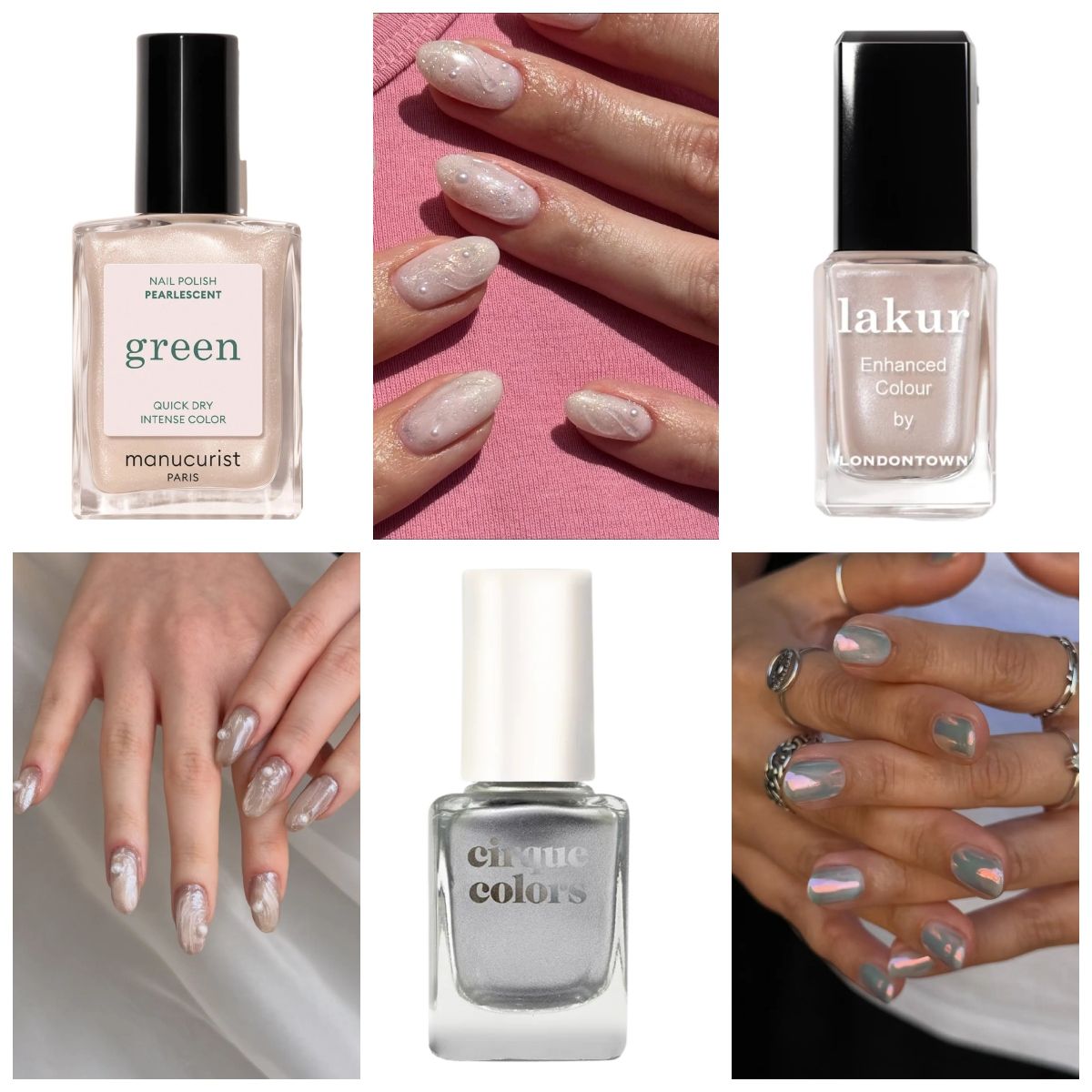 Oyster nails стали главным прощальным маникюром лета