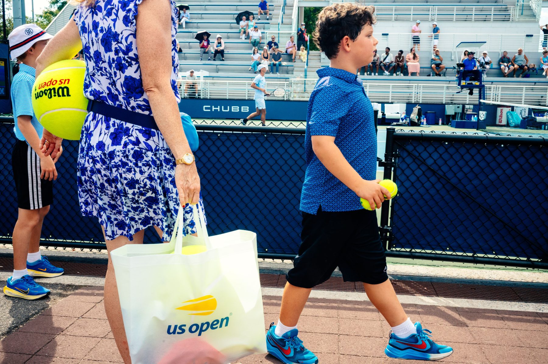 На US Open зрители выбирали белый и неон