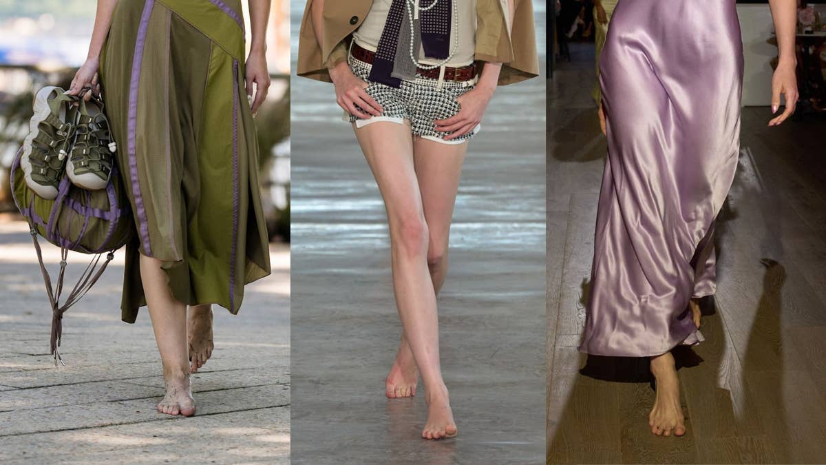 На показах New York Fashion Week заметили не только обувь, но и босые ноги