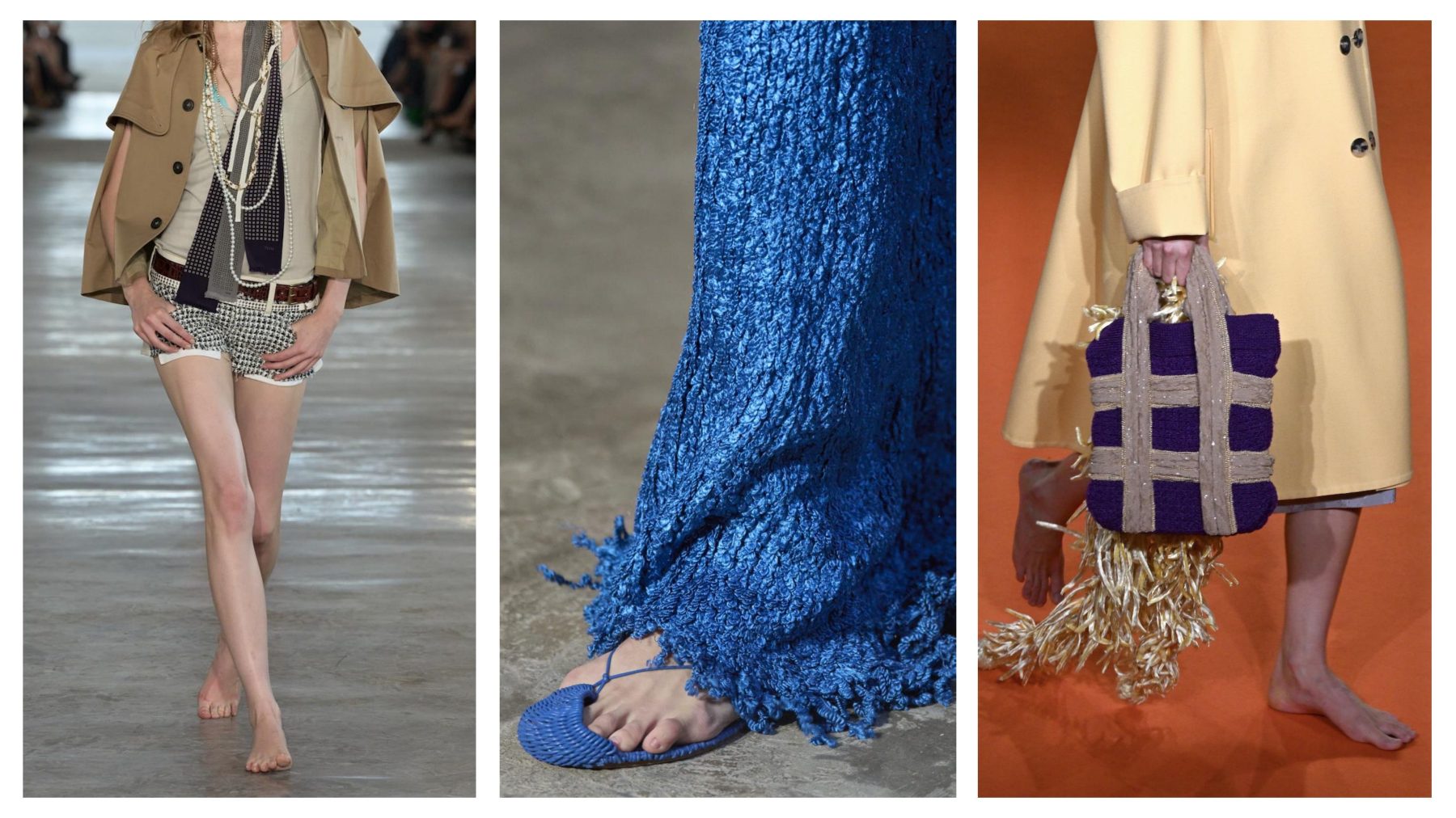 На Неделе моды в New York Fashion Week все чаще ходят босиком