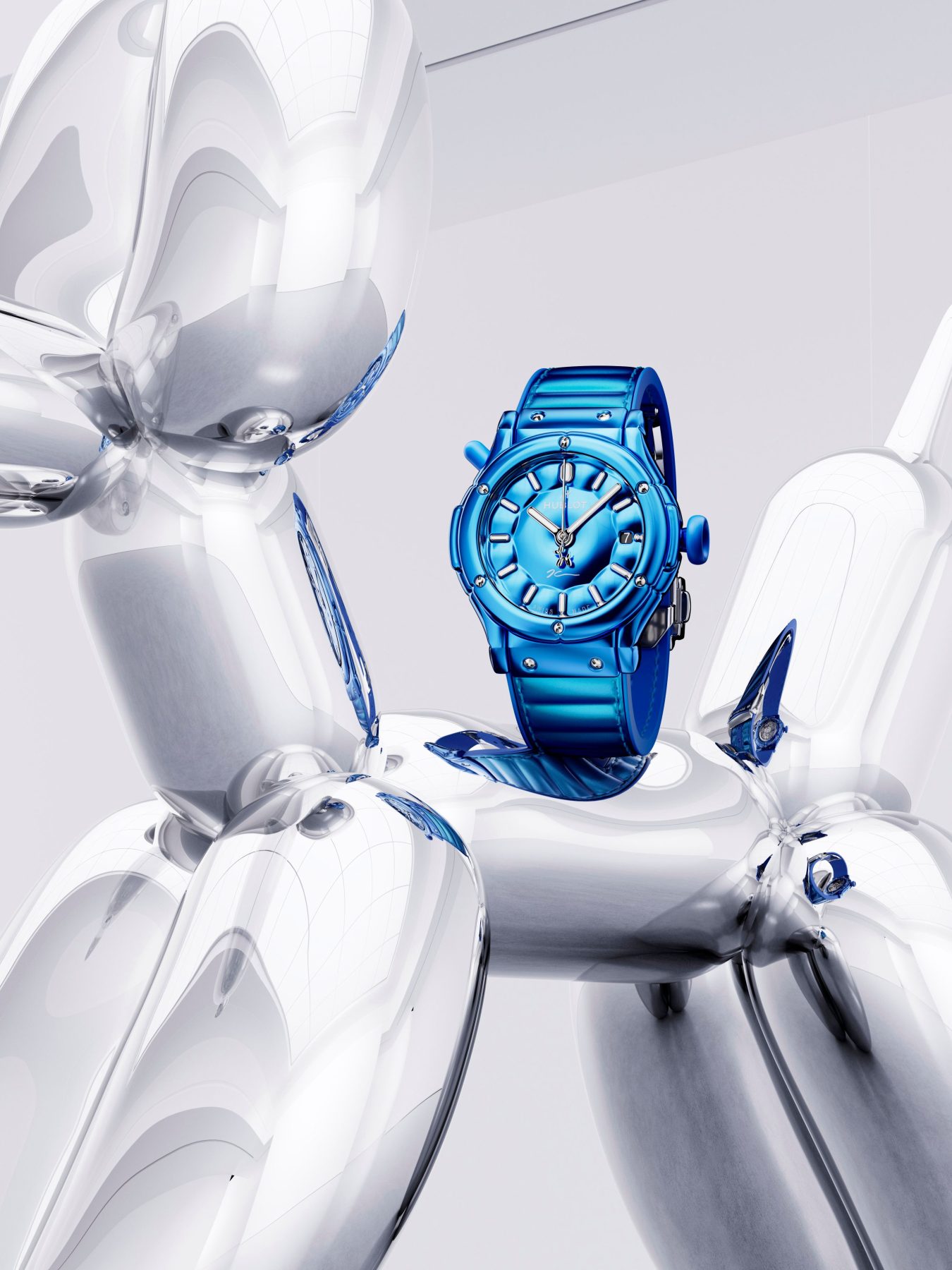 Часы Jeff Koons и Hublot будут делить футболисты и поклонники Frieze