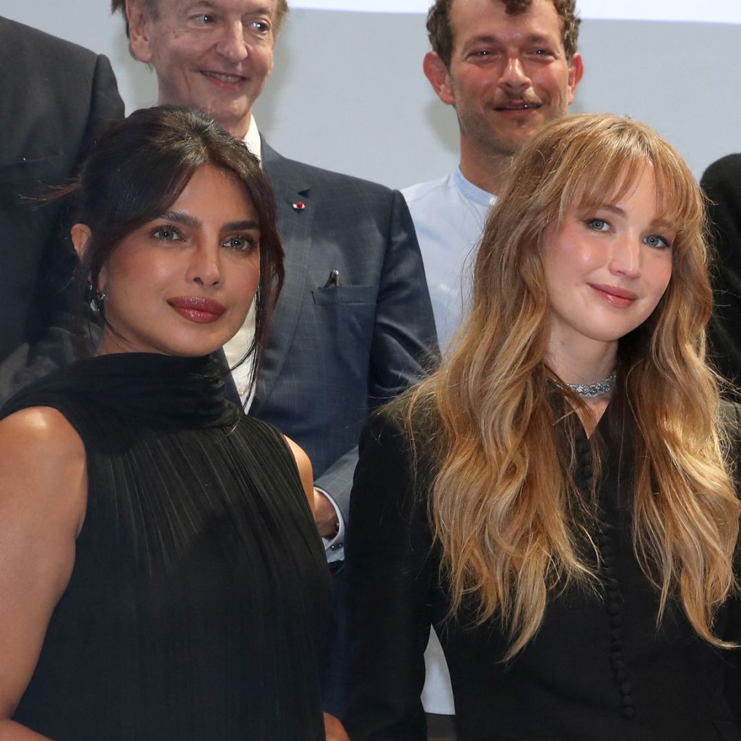 Priyanka Chopra и Jennifer Lawrence появились в черных образах Dior