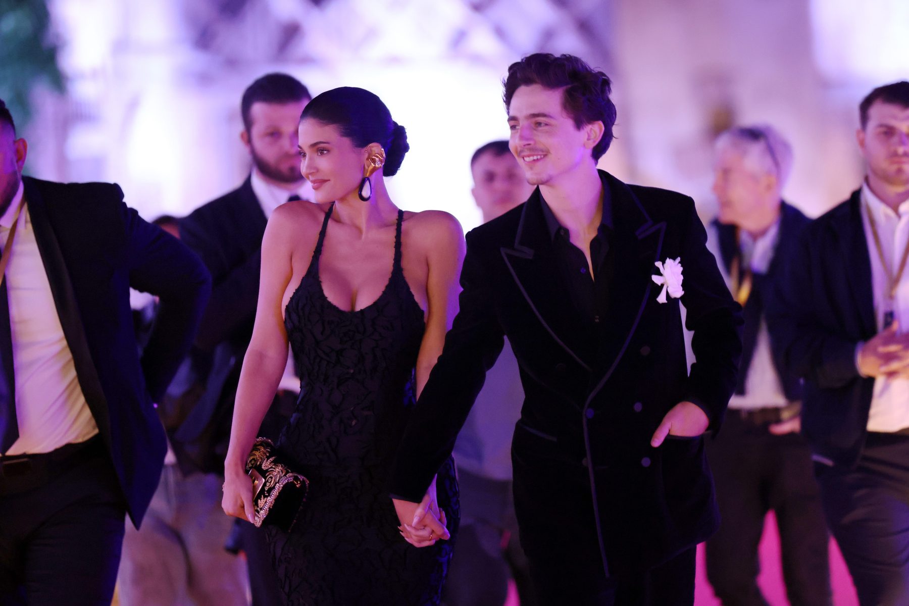 Kylie Jenner и Timothée Chalamet побывали на свадьбе в Saint-Tropez