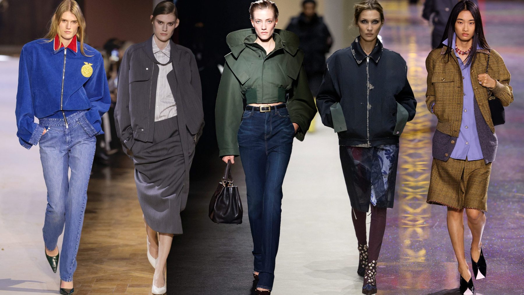 Blouson jacket стала главным трендом осенней верхней одежды