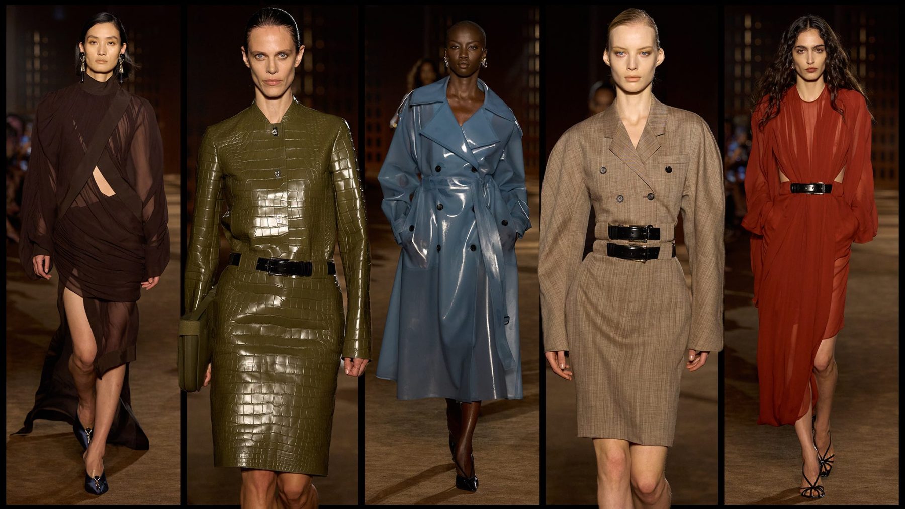Ferragamo переосмысливает юбочный костюм 1940-х для весны 2027