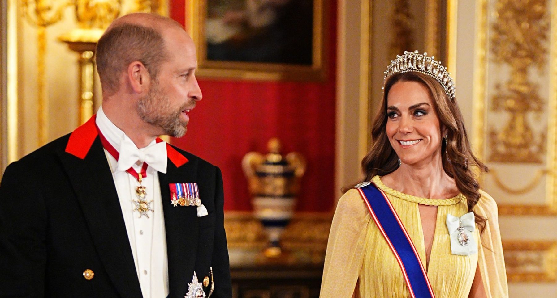 Princess Kate надела леопардовое платье и тиару Princess Diana