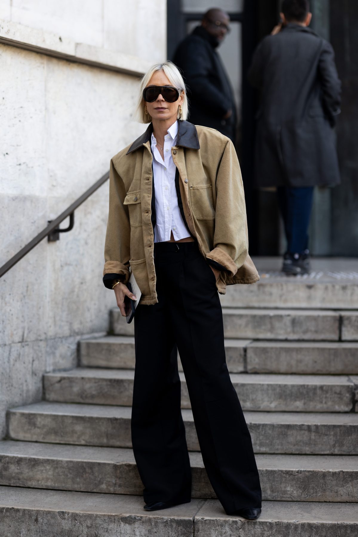 Barn jacket стал опорой для любого осеннего образа