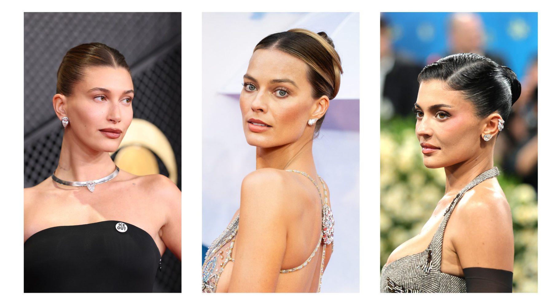 Hollywood носит pear diamond studs вместо крупных круглых бриллиантов