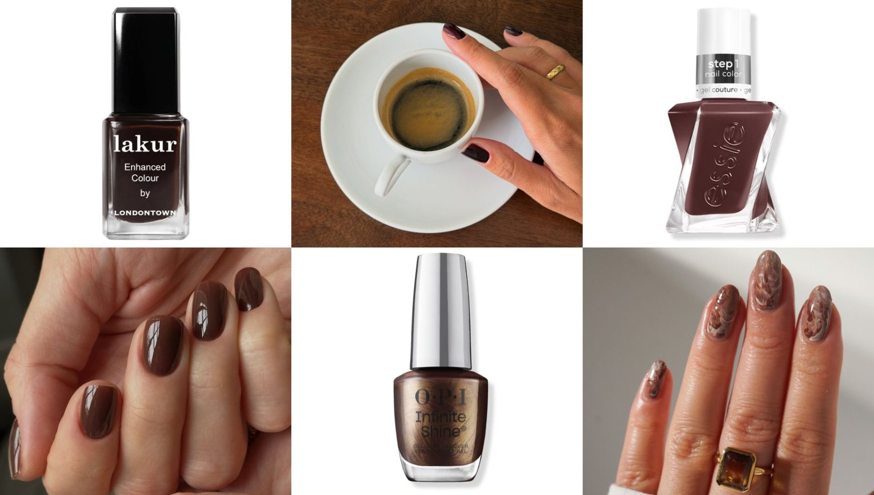 Coffee nails стали новым осенним маникюром