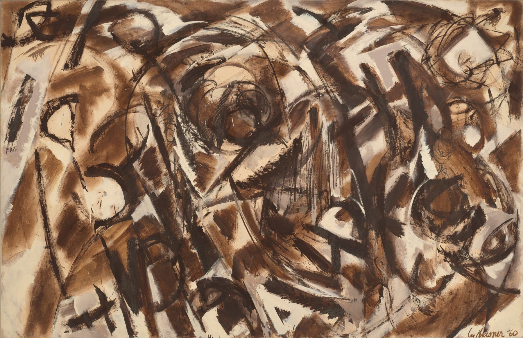 В Париже показали работы Lee Krasner после Jackson Pollock