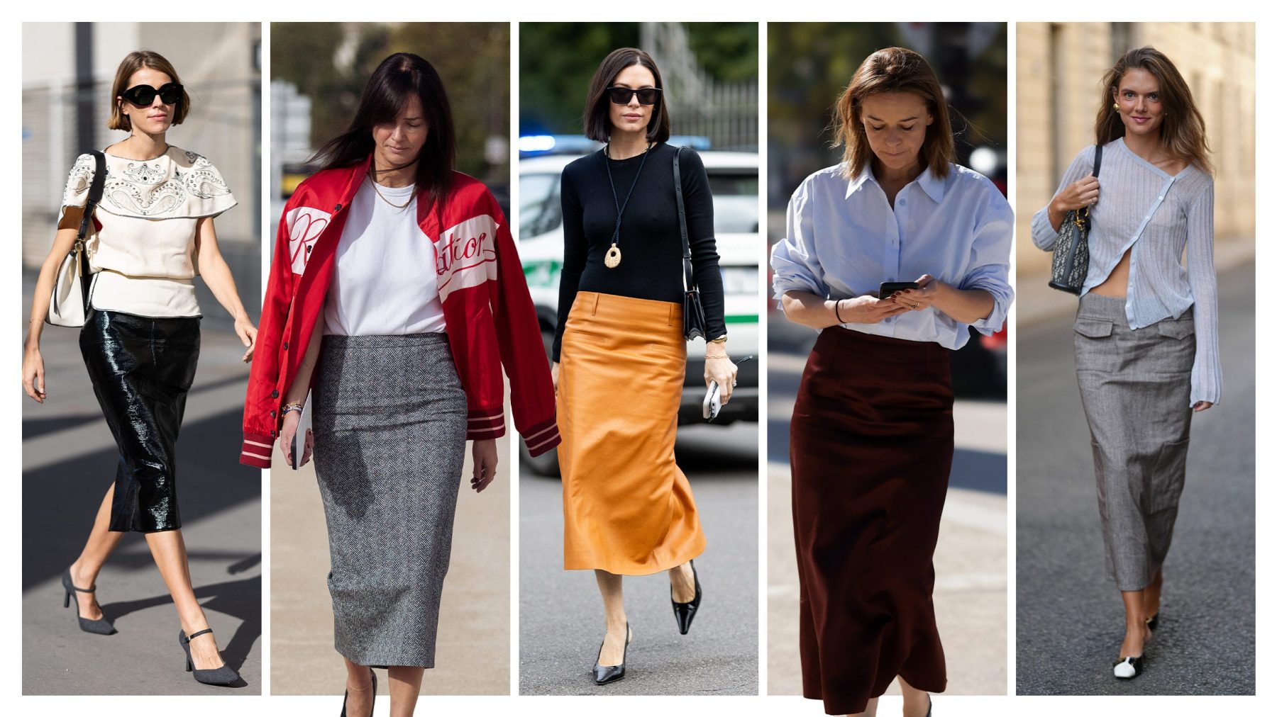 Fashion girls носят этот сложный по длине skirt