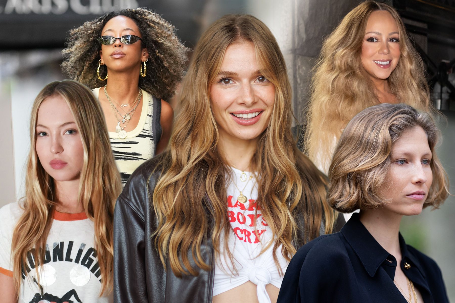 Блонд-балаяж дает мягкий цвет и более легкий отрастает