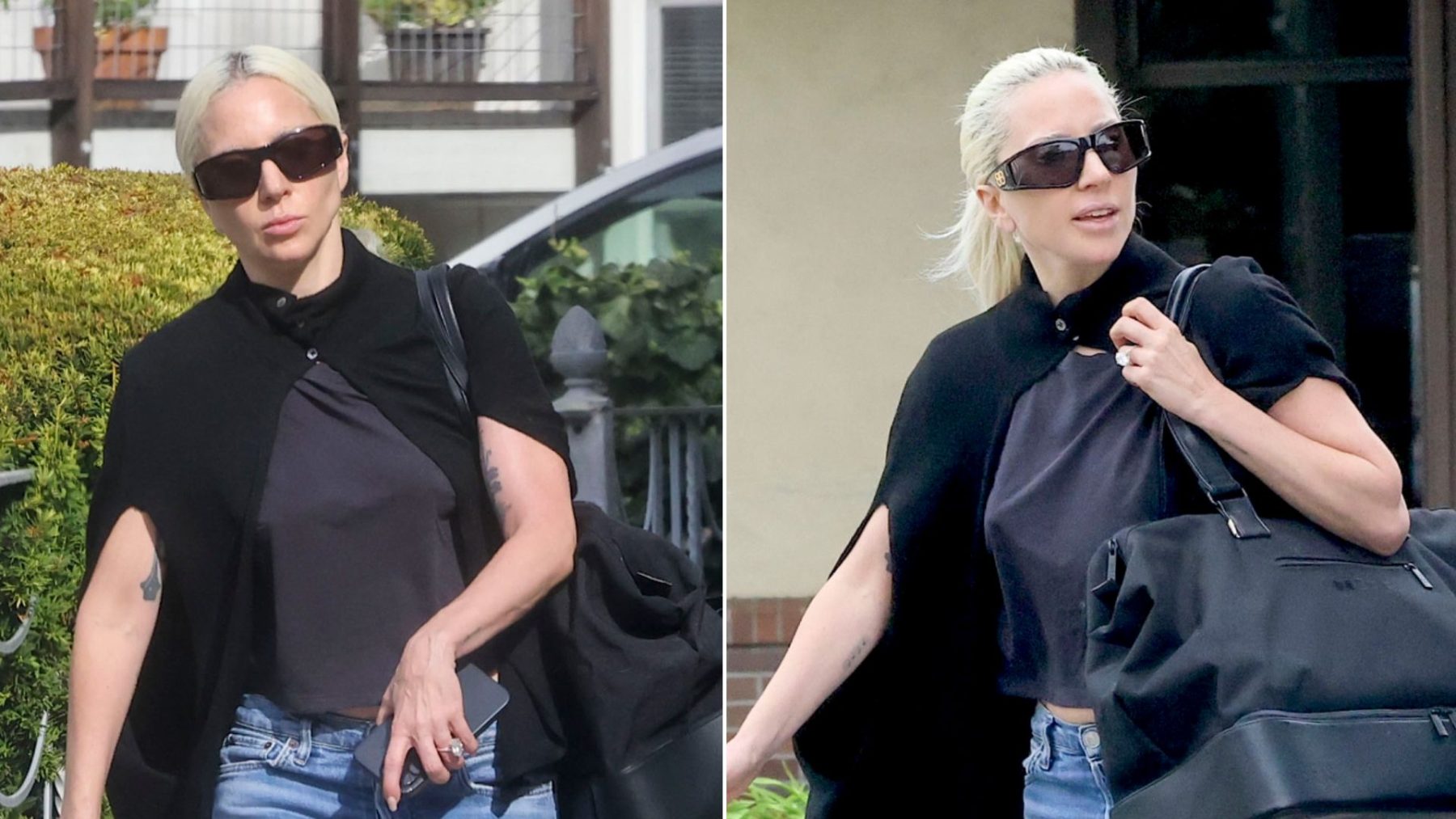 Lady Gaga поддержала тренд на огромные сумки