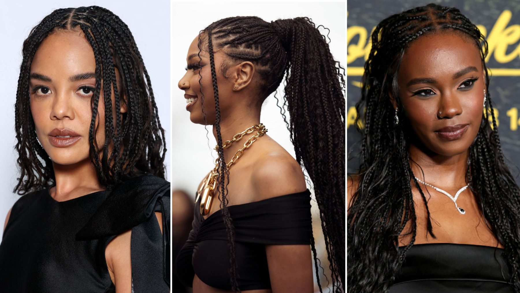 Богинные косы могут стать самым изящным вариантом knotless braids