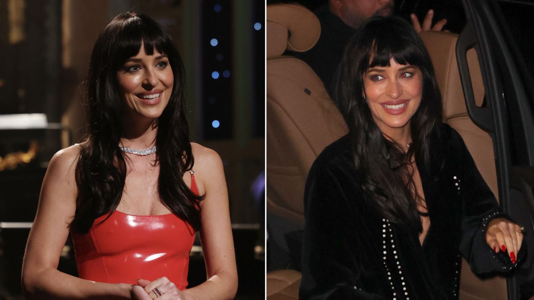 Dakota Johnson начала праздновать день рождения раньше в Versace