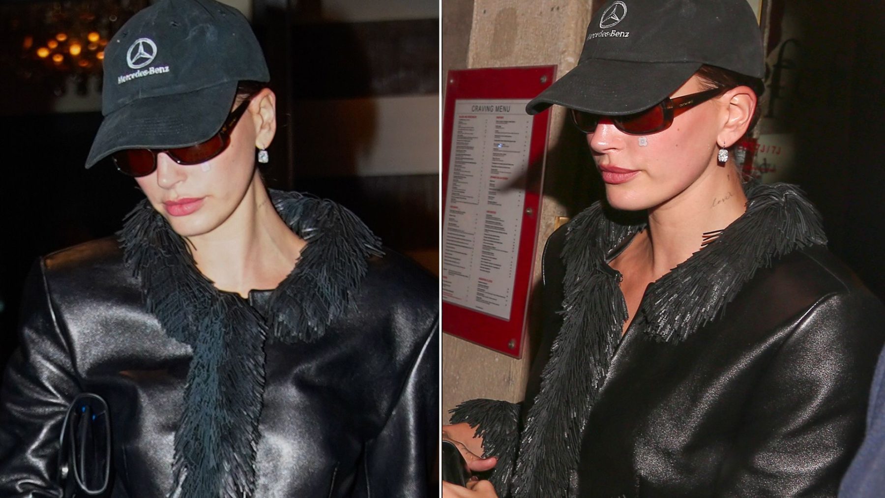 Hailey Bieber показала образ в духе французского шика с американской ноткой