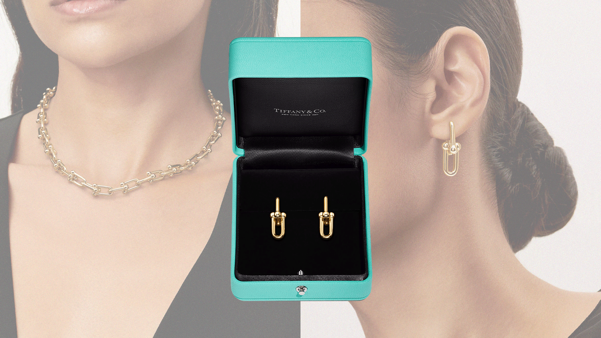 Золото HardWear by Tiffany делает простые осенние образы более собранными